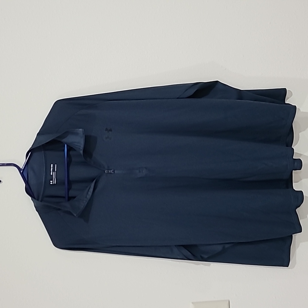 Under Amour Long Sleeve Loose, XXL Pullover half zip Navy Blue